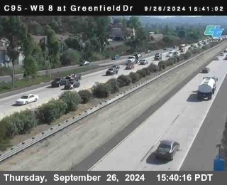 WB 8 at Greenfield Street