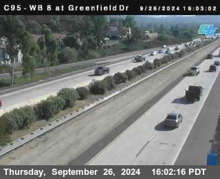 WB 8 at Greenfield Street