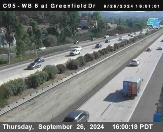 WB 8 at Greenfield Street