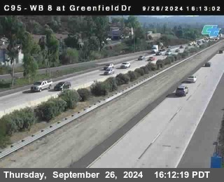 WB 8 at Greenfield Street