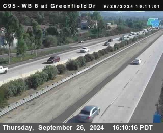 WB 8 at Greenfield Street