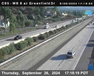 WB 8 at Greenfield Street