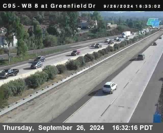 WB 8 at Greenfield Street