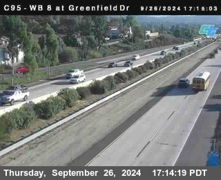 WB 8 at Greenfield Street