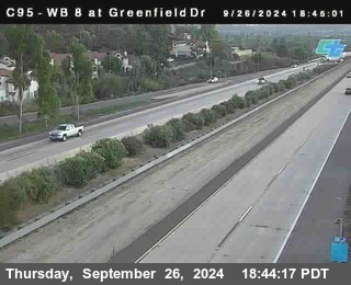 WB 8 at Greenfield Street