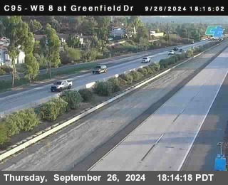 WB 8 at Greenfield Street