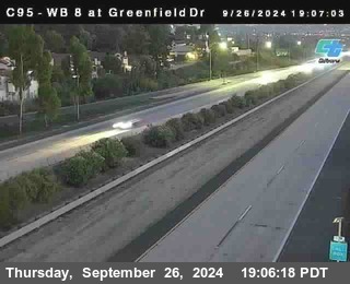 WB 8 at Greenfield Street