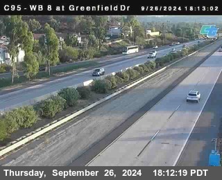 WB 8 at Greenfield Street