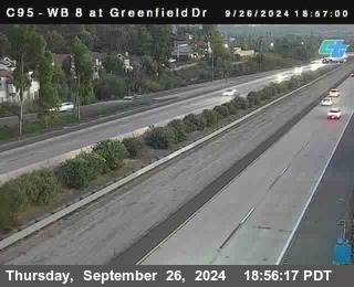 WB 8 at Greenfield Street