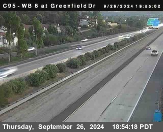 WB 8 at Greenfield Street