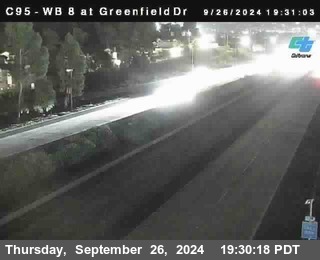 WB 8 at Greenfield Street