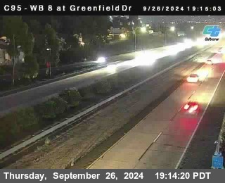 WB 8 at Greenfield Street