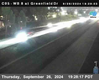 WB 8 at Greenfield Street