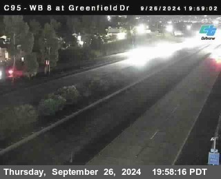 WB 8 at Greenfield Street