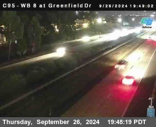 WB 8 at Greenfield Street