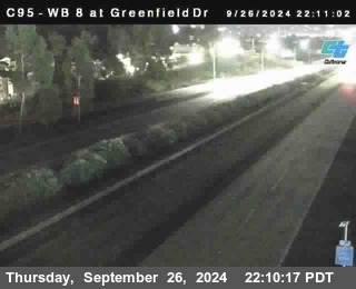 WB 8 at Greenfield Street