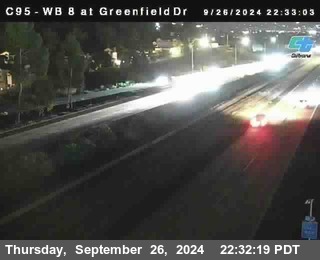 WB 8 at Greenfield Street