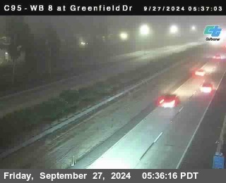 WB 8 at Greenfield Street