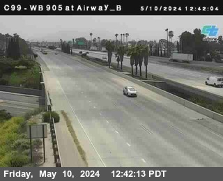 Timelapse image near (C099) WB 905 : Airway Bottom, San Diego 0 minutes ago