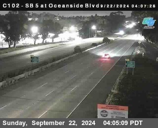 SB 5 at Oceanside Blvd