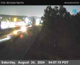 SB 5 at Dairy Mart Rd.