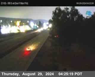 SB 5 at Dairy Mart Rd.