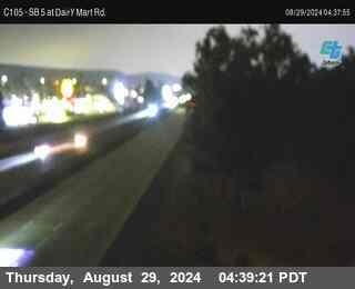 SB 5 at Dairy Mart Rd.