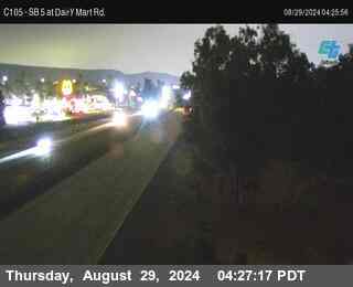 SB 5 at Dairy Mart Rd.