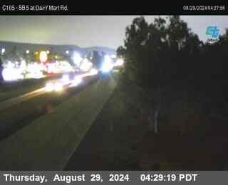 SB 5 at Dairy Mart Rd.