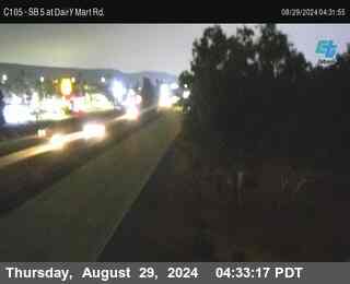 SB 5 at Dairy Mart Rd.