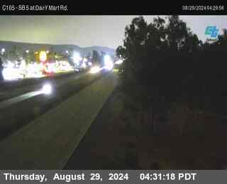 SB 5 at Dairy Mart Rd.