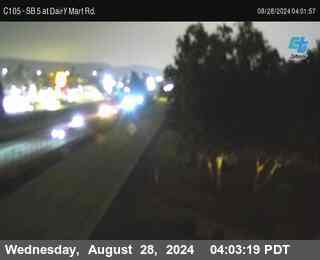 SB 5 at Dairy Mart Rd.