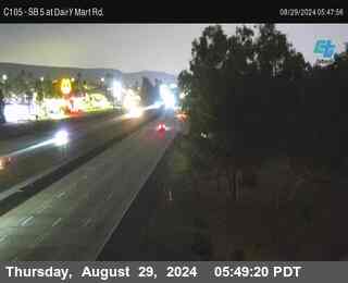 SB 5 at Dairy Mart Rd.