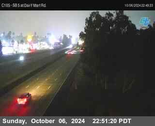 SB 5 at Dairy Mart Rd.