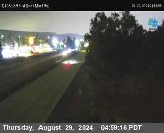 SB 5 at Dairy Mart Rd.