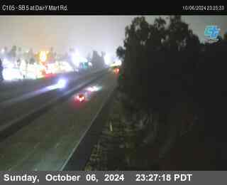 SB 5 at Dairy Mart Rd.