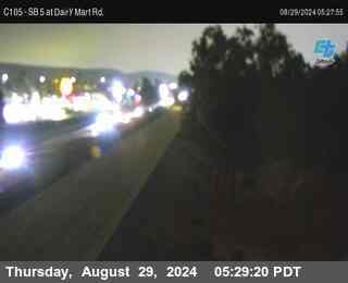 SB 5 at Dairy Mart Rd.