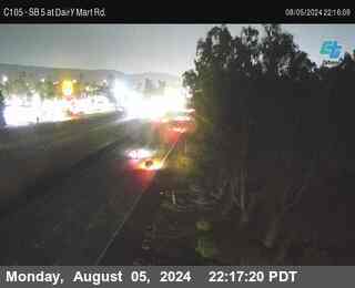 SB 5 at Dairy Mart Rd.