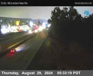 SB 5 at Dairy Mart Rd.