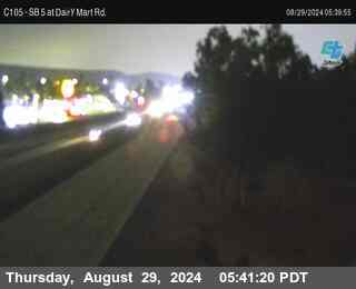 SB 5 at Dairy Mart Rd.