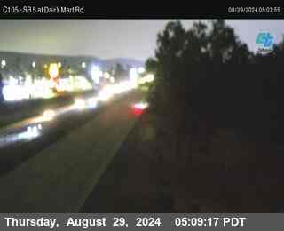 SB 5 at Dairy Mart Rd.