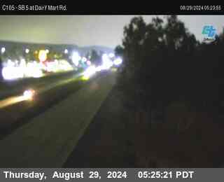 SB 5 at Dairy Mart Rd.