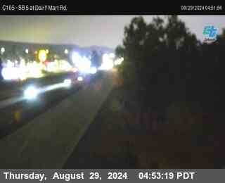 SB 5 at Dairy Mart Rd.