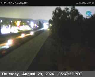 SB 5 at Dairy Mart Rd.