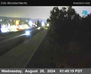 SB 5 at Dairy Mart Rd.