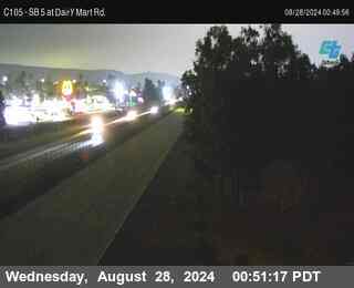 SB 5 at Dairy Mart Rd.