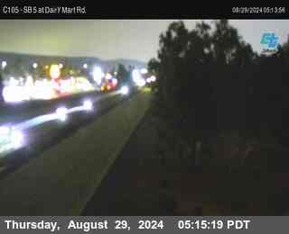 SB 5 at Dairy Mart Rd.