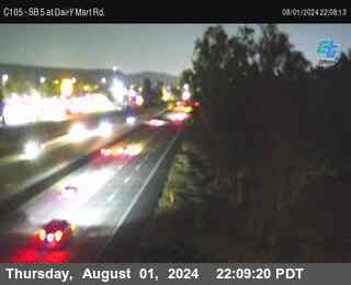 SB 5 at Dairy Mart Rd.