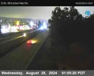 SB 5 at Dairy Mart Rd.