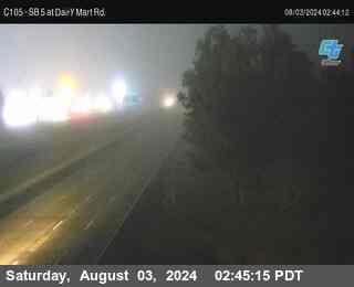 SB 5 at Dairy Mart Rd.